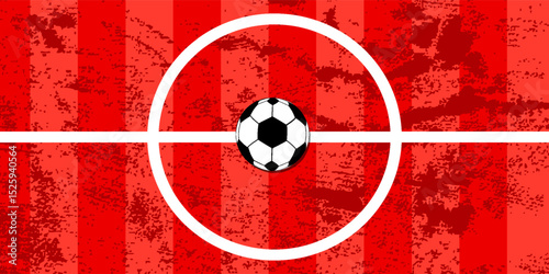 Soccer Template design , Football banner, Sport layout design, Red Theme, vector illustration
