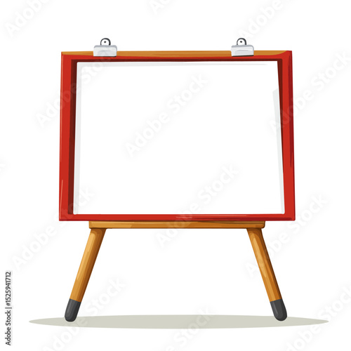 2D flat Whiteboards illustration vector, isolated on a white background.