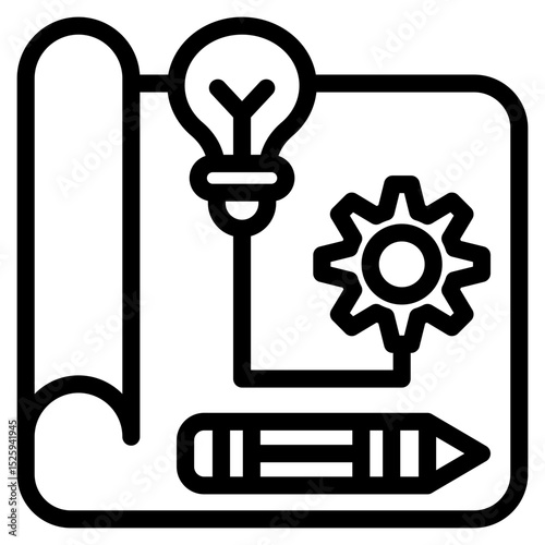 Prototype Outline Icon