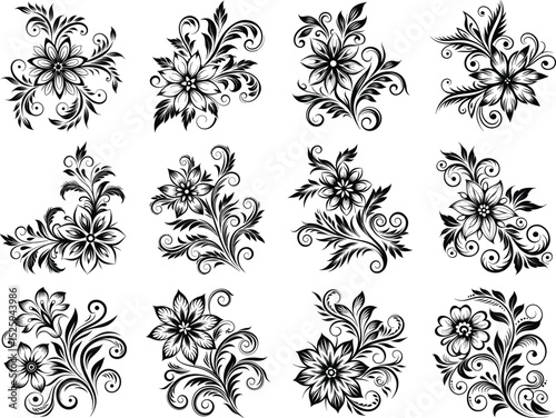 ornamental, ornament, divider, design, frame, border, vintage, pattern, corner, décor, vector, page, retro, tribal, Islamic, Indian, oriental, floral, collection, decoration, illustration, flower, abs