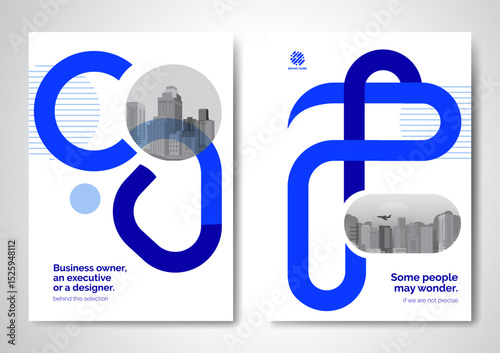Template vector design for Brochure, AnnualReport, Magazine, Poster, Corporate Presentation, Portfolio, Flyer, infographic, layout modern size A4, Front and back, Easy to use and edit.