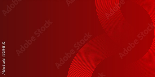 red futuristic technology concept. modern red background