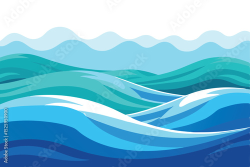 Ocean waves view