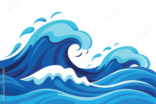 Ocean waves view