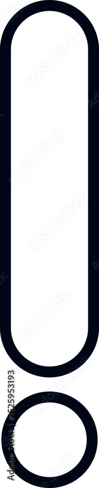 Obraz premium Exclamation mark icon isolated on transparent background. Precautions circle symbol design. Emergency Warning Sign vector illustration. Speech bubble with exclamation mark.