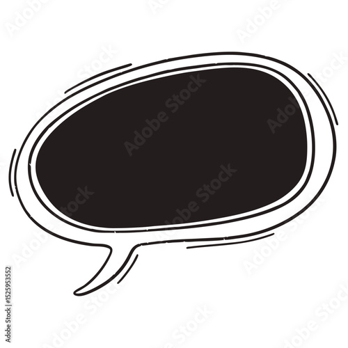 A simple black and white drawing of a triangular warning sign with an exclamation point inside the shape