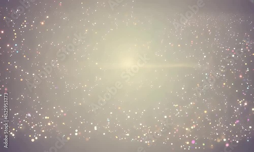 Abstract digital waves of glowing particles and energy flows with futuristic motion in a sci-fi inspired virtual space.