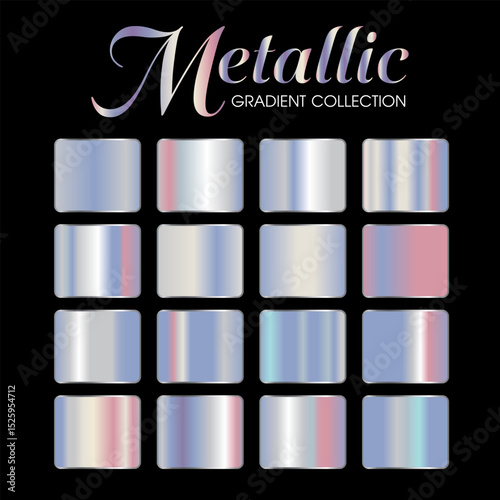 Metallic gradient collection set