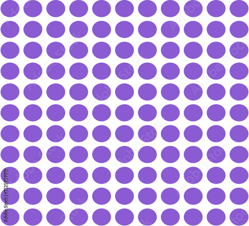 Cute Polka Dot Circle Pattern Purple