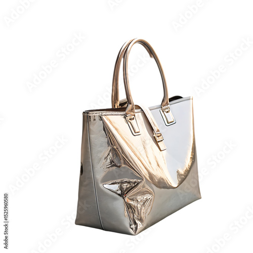 Metallic Tote Bag: Elegant Design, Professional Style