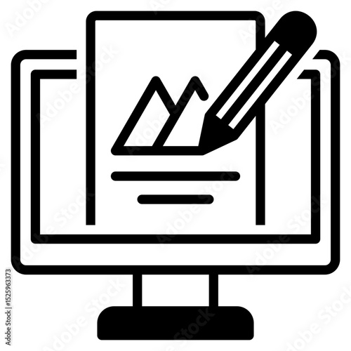 Web Design outline mixed icon