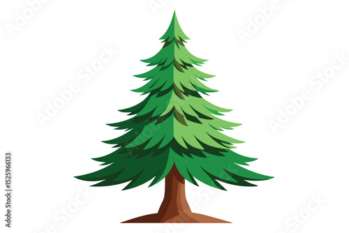 Majestic Evergreen Tree Nature's Timeless Symbol of Strength and Resilience