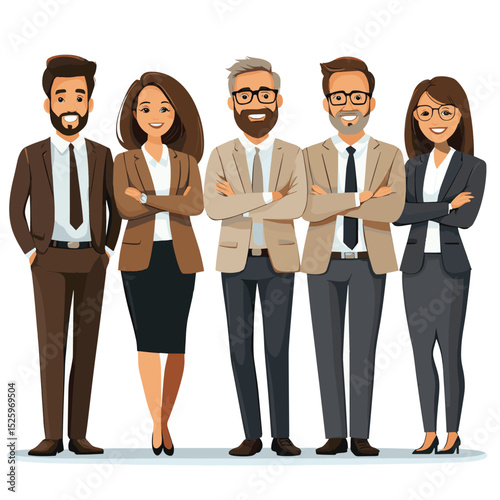 Business team of winners