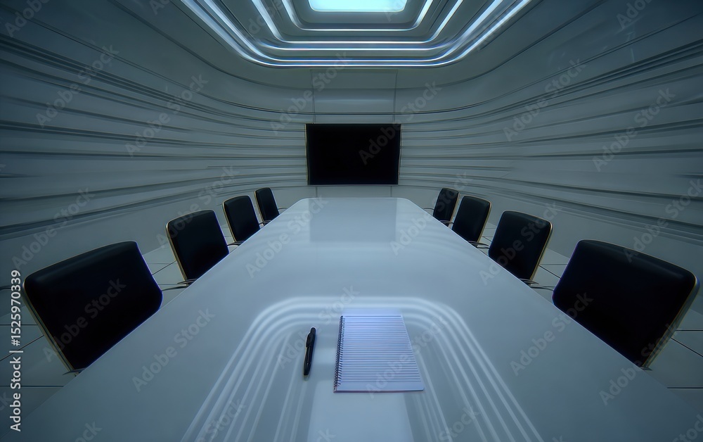 Obraz premium Empty modern conference room