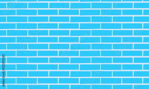 Blue brickwall banner background. Used for decoration, advertising design, websites or publications, banners, posters and brochures. vector