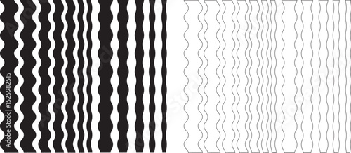 Scalloped edge seamless set. borders and dividers. Simple scalloped border. Repeat cute Scalloped edge shapes vector set. Simple scalloped border. stripe, tape collection isolated Backgaund White on