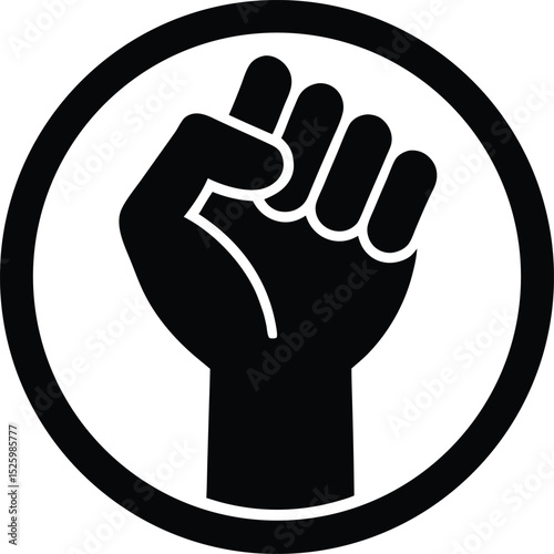 Raised Fist Icon 