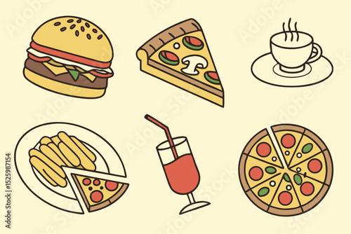 fast food icons