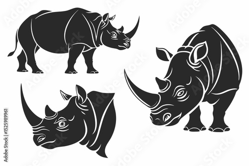 rhino vector illustration