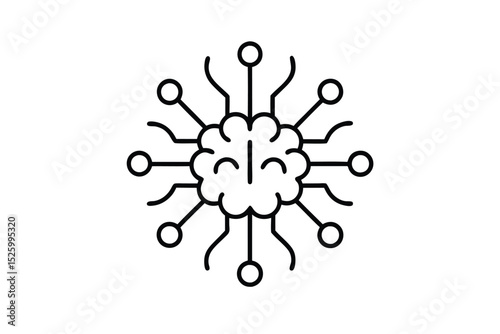 The interconnected Brain Neural Networks and Cognitive Processes