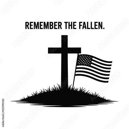 Military helmet and boots honor symbol