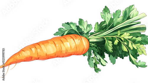 carrots with leaves