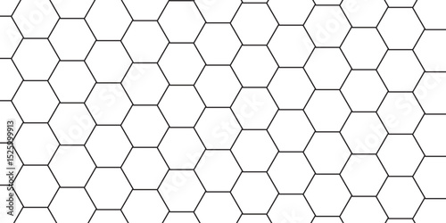 Minimal grid geometric abstract white emboss hexagons with hexagon wall polygonal pattern background vector. seamless bright white abstract honeycomb background.	
