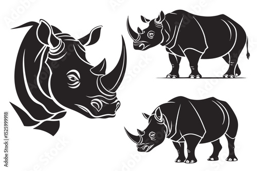 rhino vector illustration