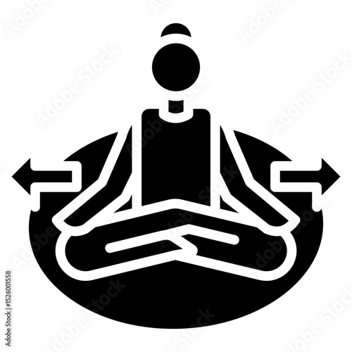 Healthy Boundaries glyph icon