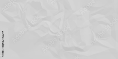 Crumpled white paper background texture pattern. wrinkled arts craft and Seamless white crumpled paper.	