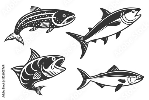 set of fish