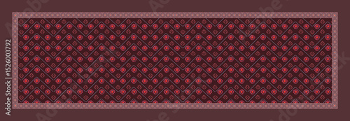 DUPATTA DESIGN WITH NAGATIVE PATTERN AND SOME BLURED EFFECT