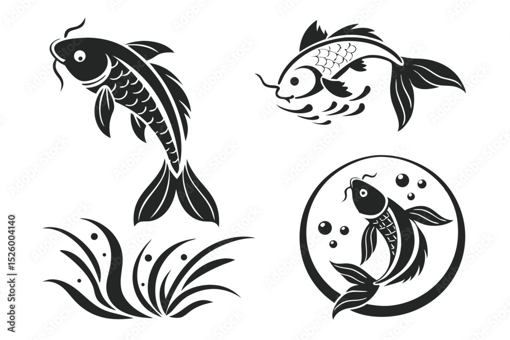 Obraz premium set of fish