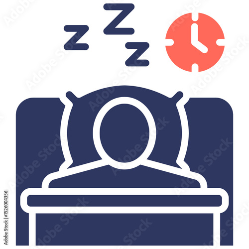 Sleep Hygiene glyph color icon