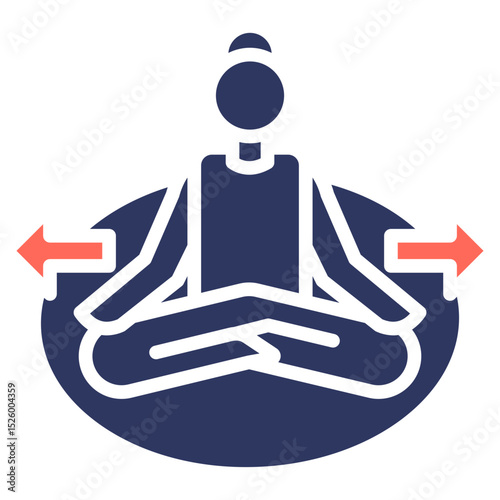 Healthy Boundaries glyph color icon