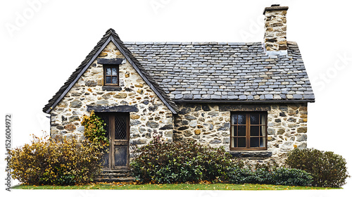 old house with a thatched roof