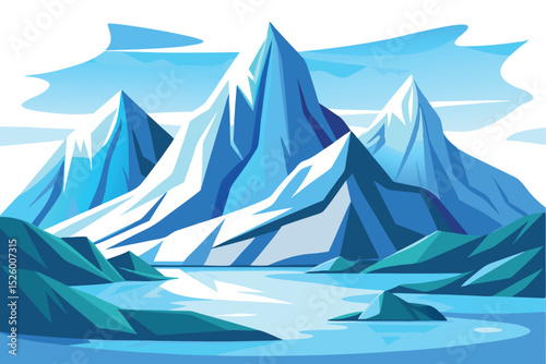 Glacier landscape