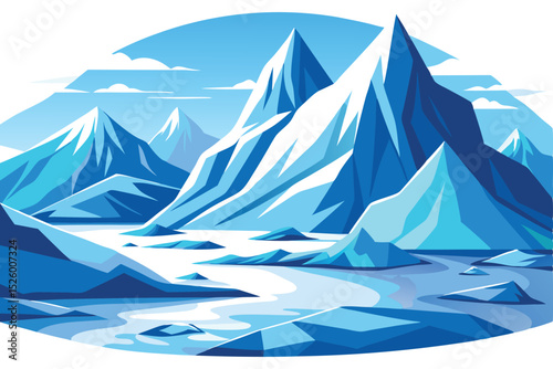 Glacier landscape