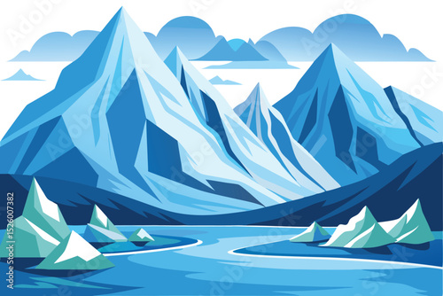 Glacier landscape