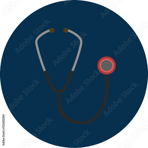 Medical stethoscope icon healthcare symbol doctor patient clinic