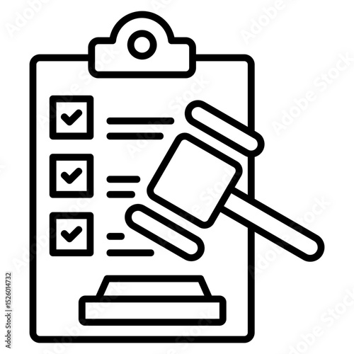 Compliance Outline Icon