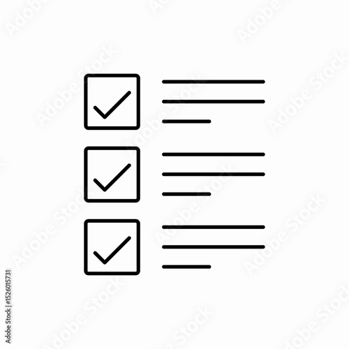 task list complete icon vector sign