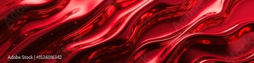 Intricate red chrome foil, metallic sheen, abstract wallpaper texture , shiny background, abstract design
