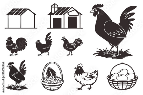 set of farm animals