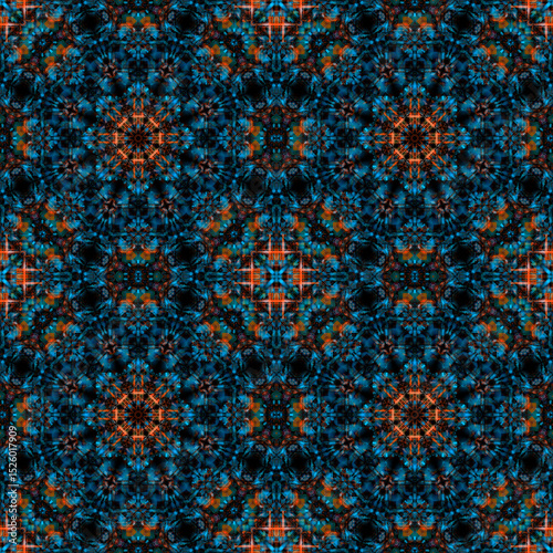 Seamless repeating geometric background for oriental design, web, print, batik.