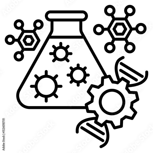 Biotech Outline Icon