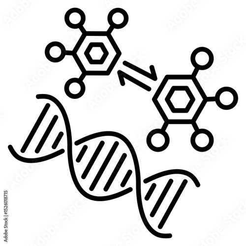Biosynthesis Outline Icon