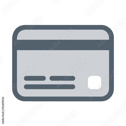 Simple credit card icon banking finance payment