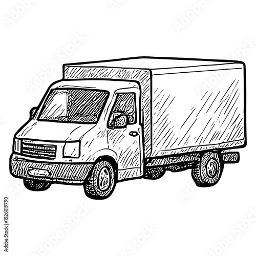 Delivery Box Truck