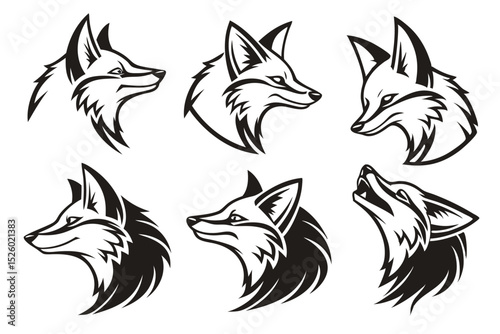 fox head vector
